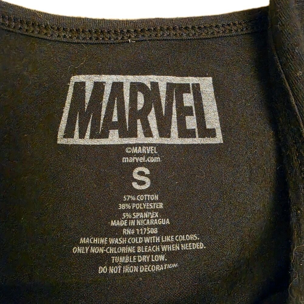 Marvel Deadpool Chimichanga Womens Tank Top Size Small Black Sleeveless Shirt - Picture 6 of 6